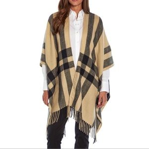 Banana Republic Cashmere Blend Wrap, Fringe Detail, OS, NWT